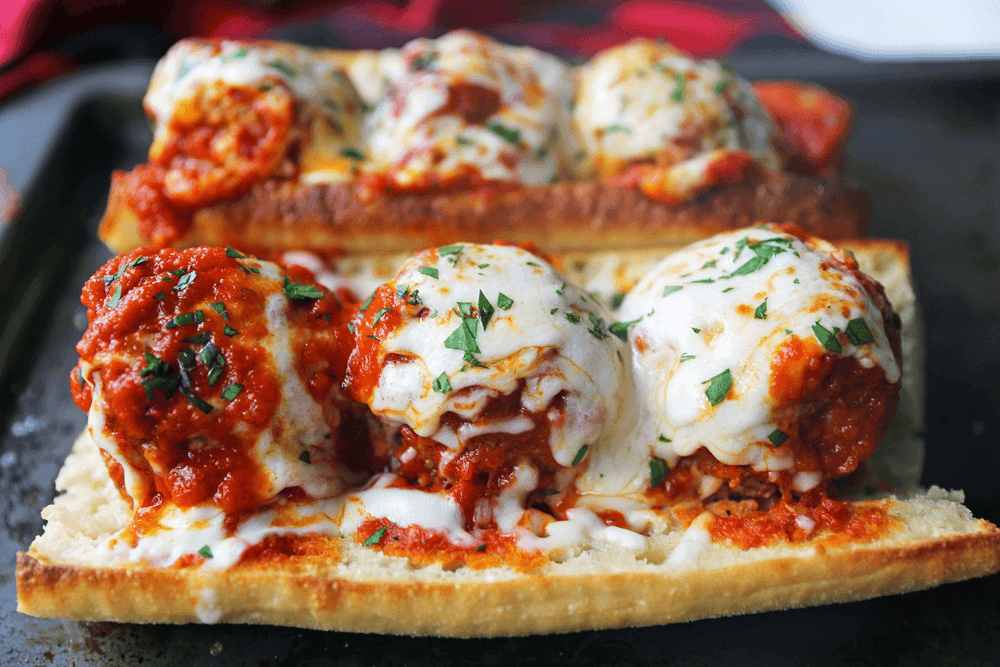 Meatball Parmigiana Sub