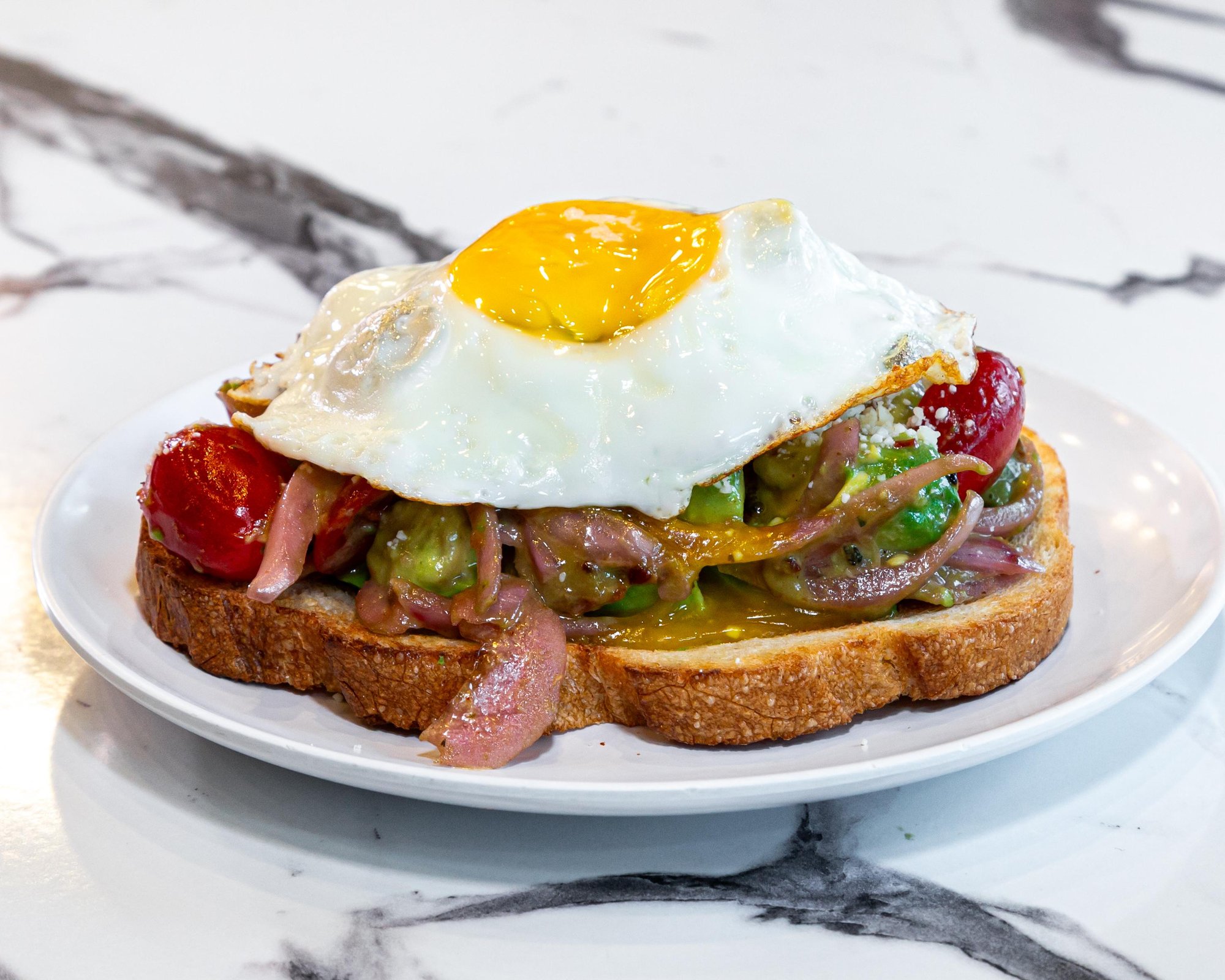 Avocado Toast with Over- Easy Egg