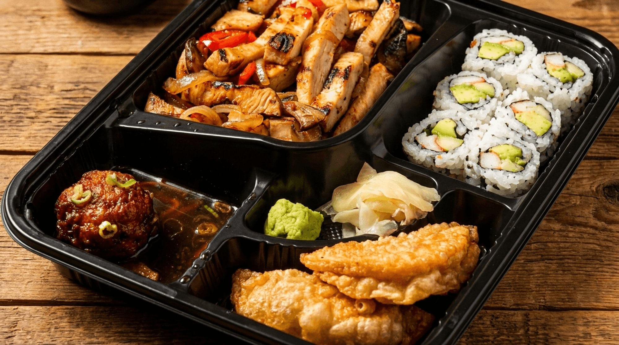 Doma Dinner Bento (Salmon Teriyaki)
