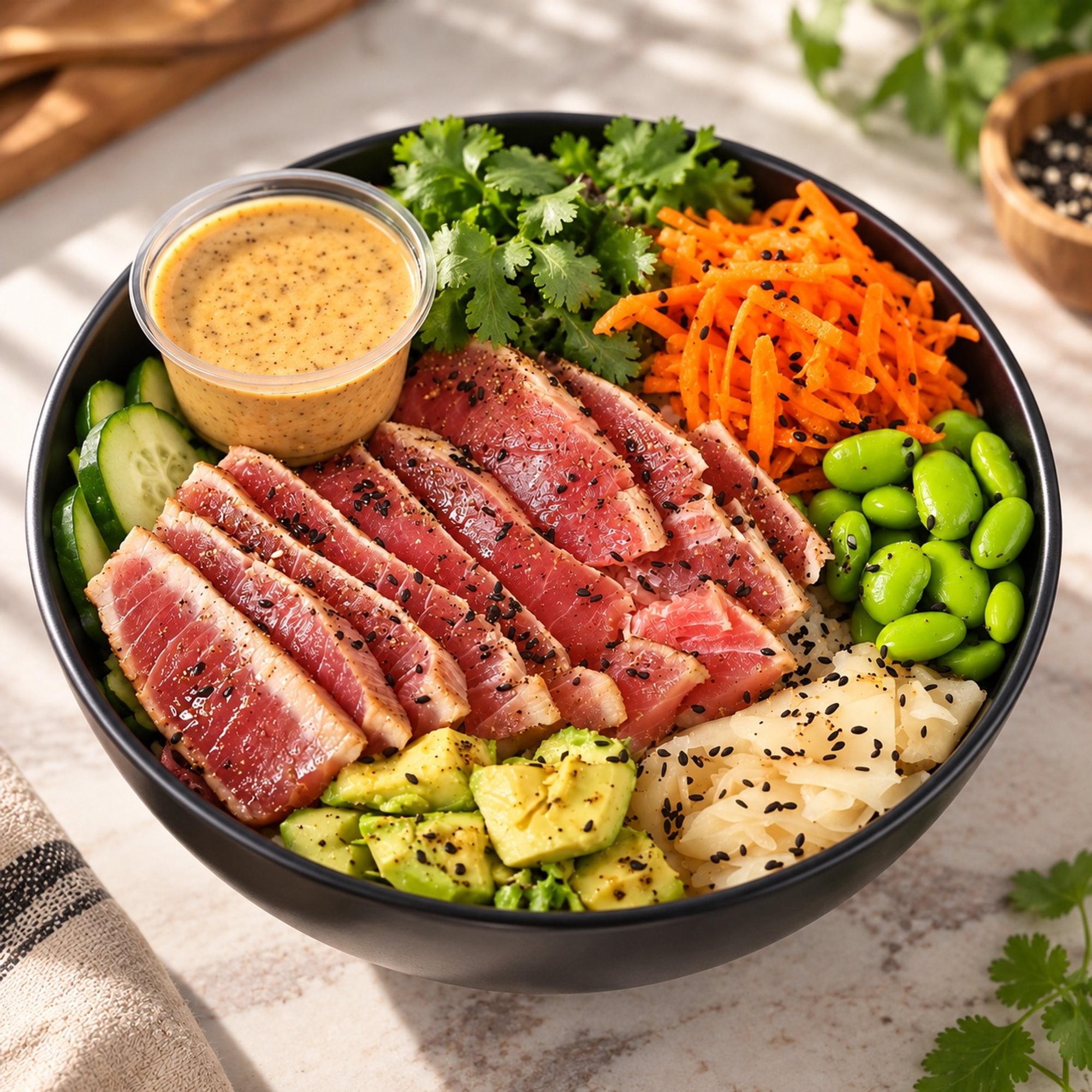 Seared Ahi Tuna Bowl