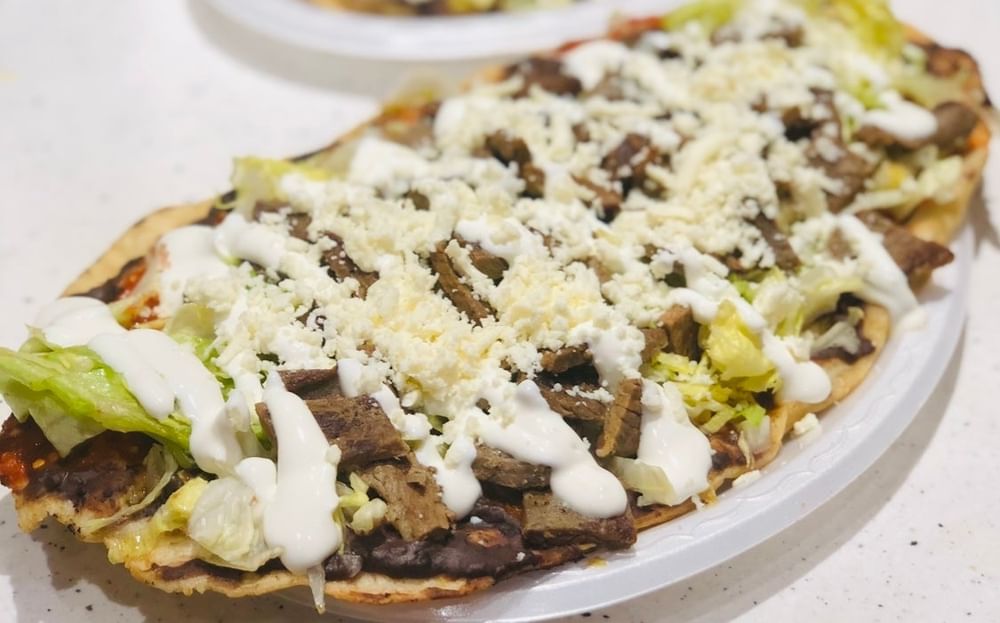 Huarache Al Pastor (Marinated Spiced Pork)