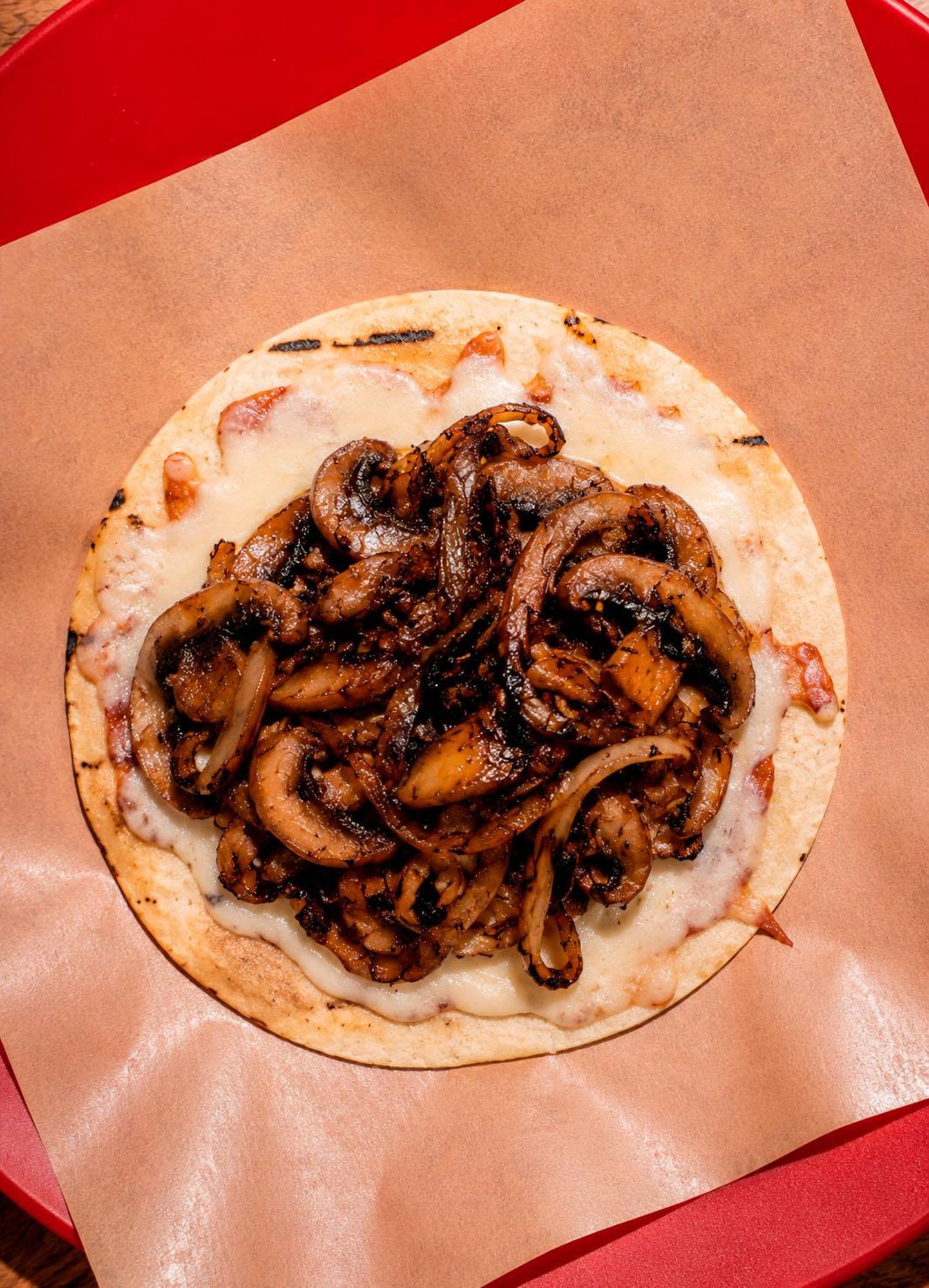 Mushroom Tostada