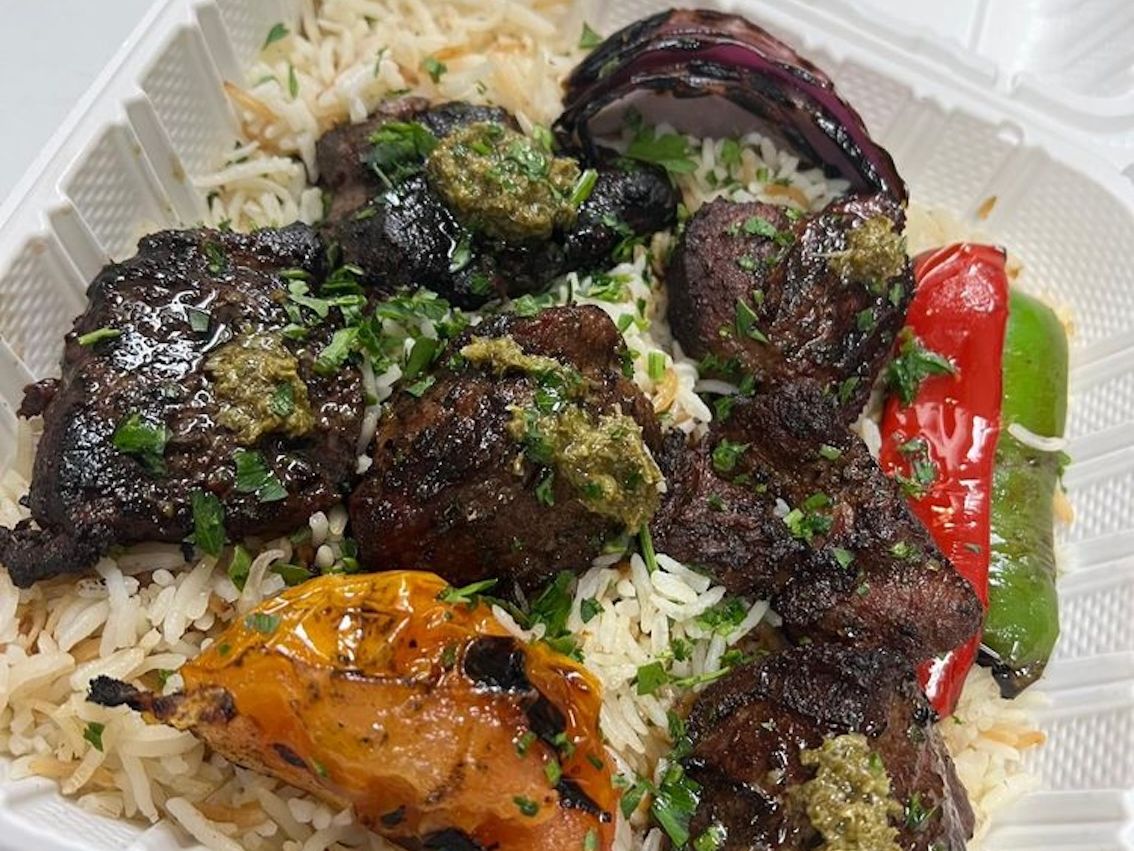 Beef Shish Kebab Plate