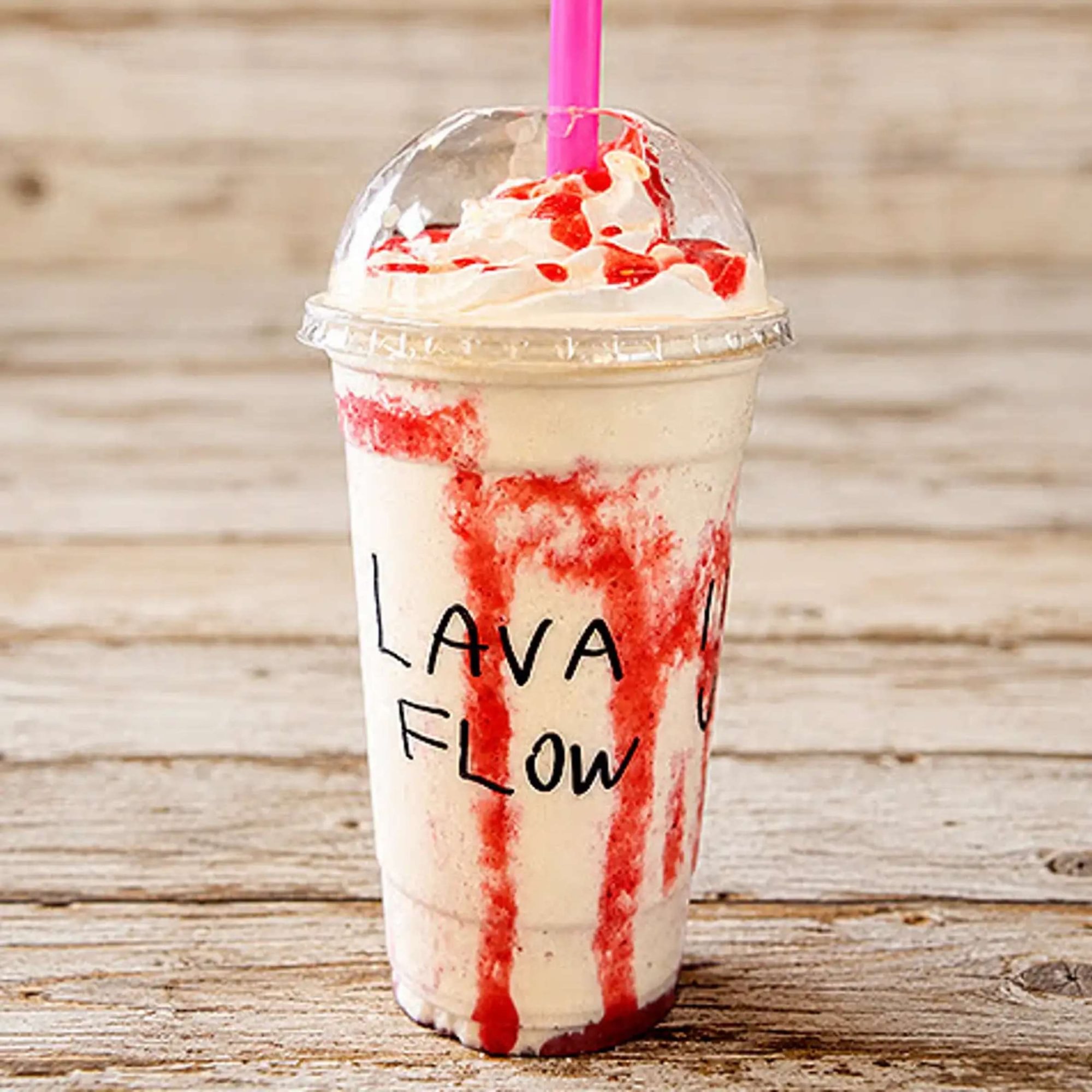 Lava Flow Milkshake