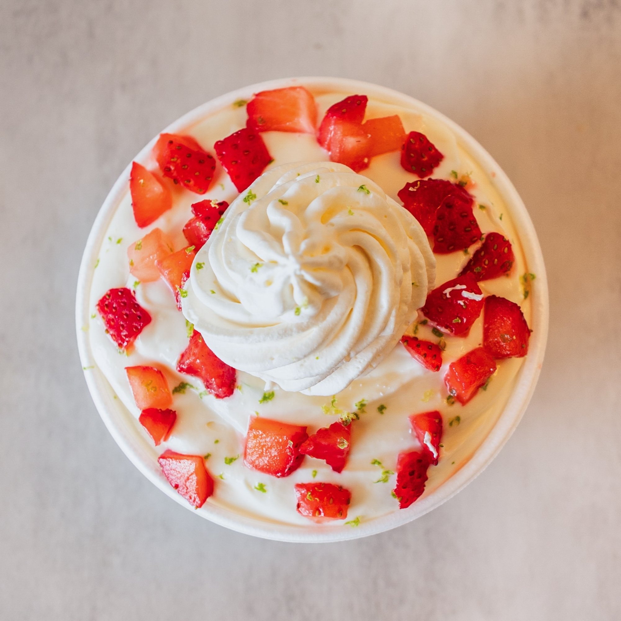 Strawberry Key Lime Trifle
