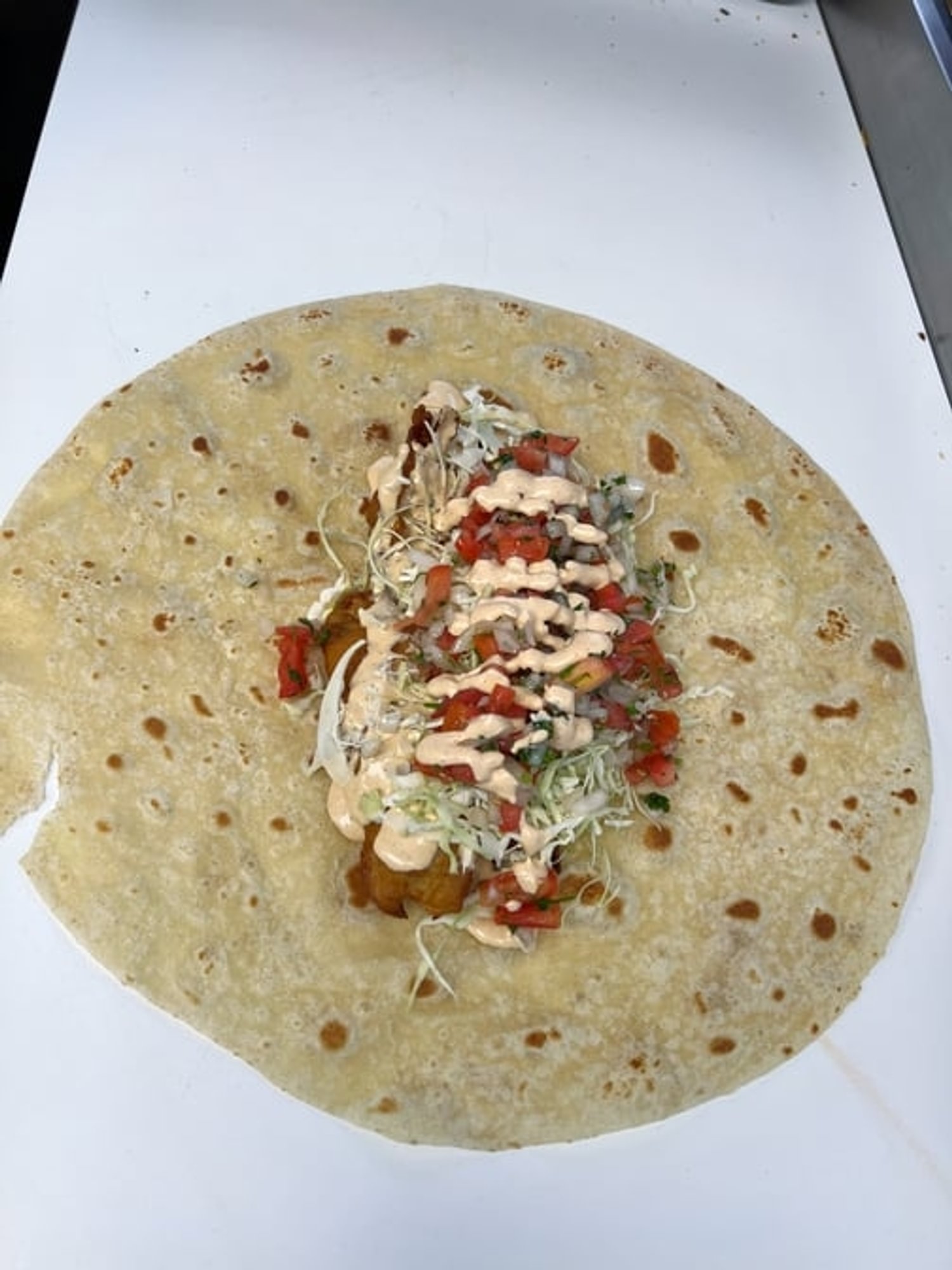 Baja Fish- Battered Burrito