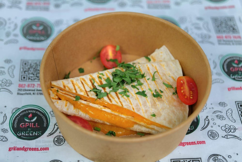 Quesadilla with Cheddar Cheese