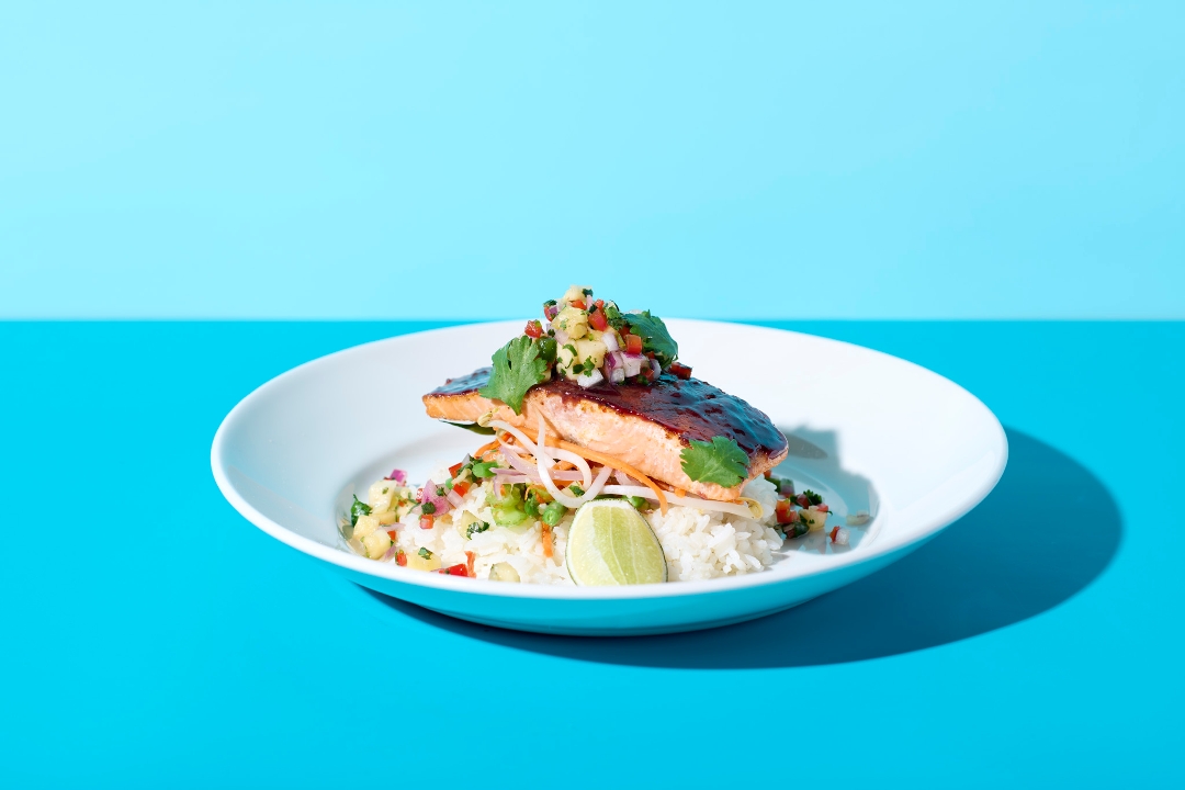 Pomegranate Miso Salmon