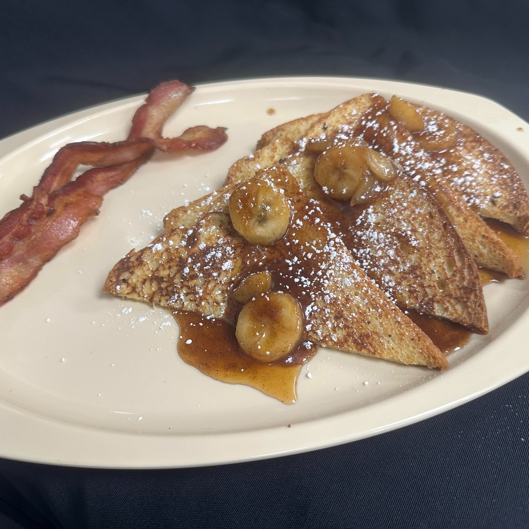 Bananas Foster French Toast Plus