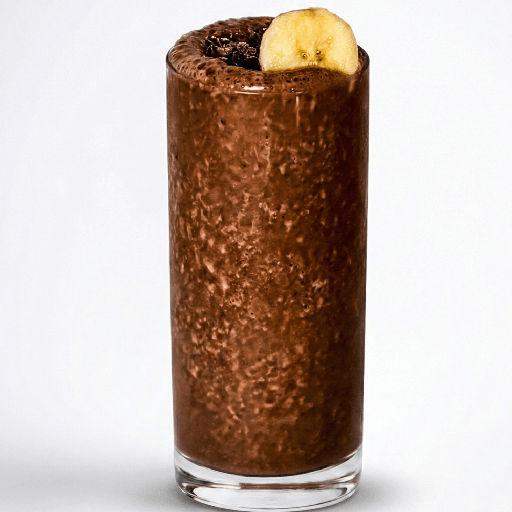 Choco Banana Peanut butter smoothie