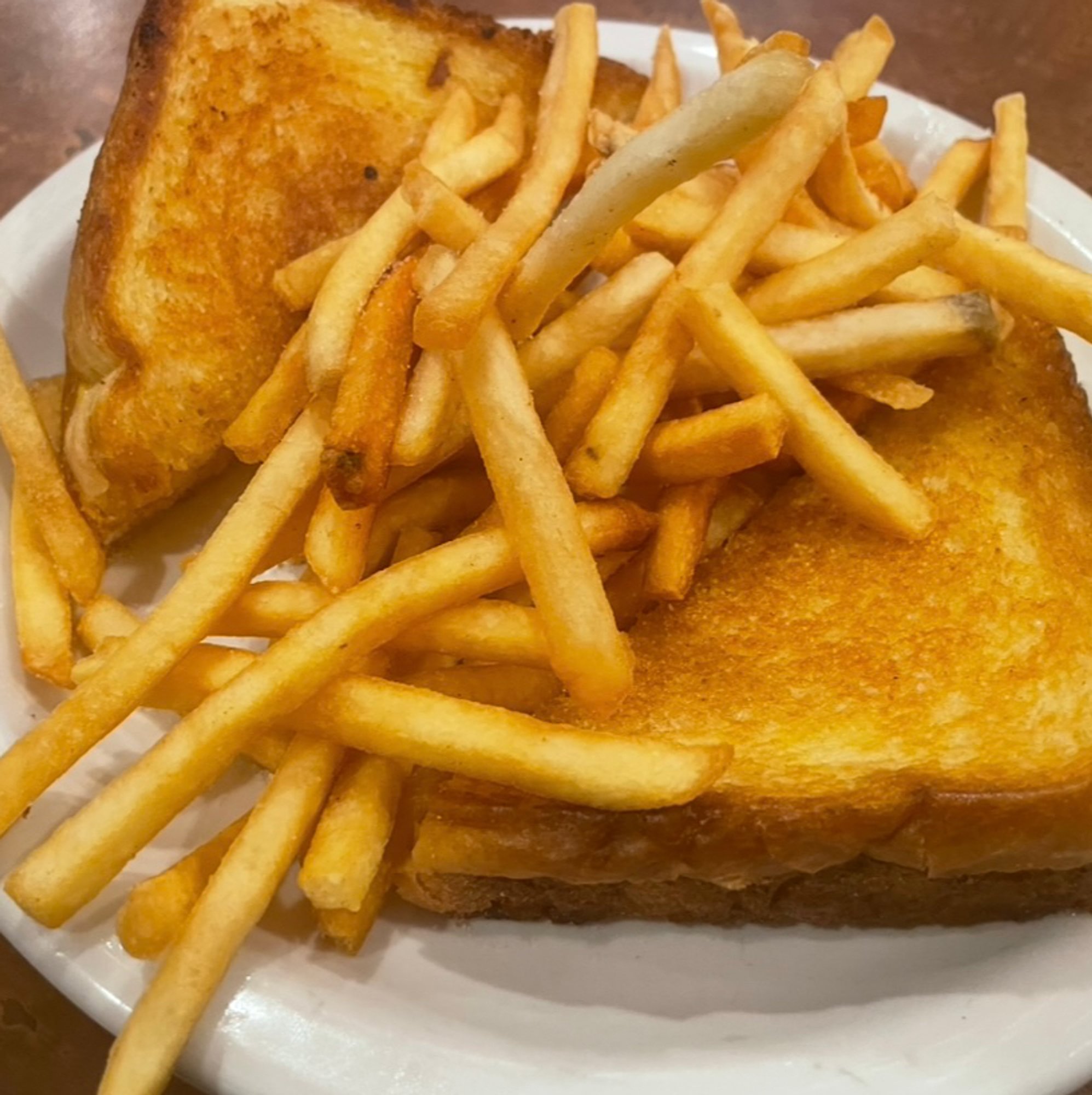 Kids Ham and Cheese Sandwich & Fries