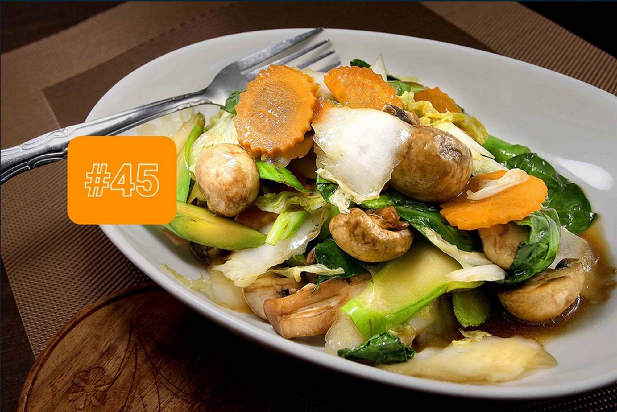 45. Stir Fried Vegetables