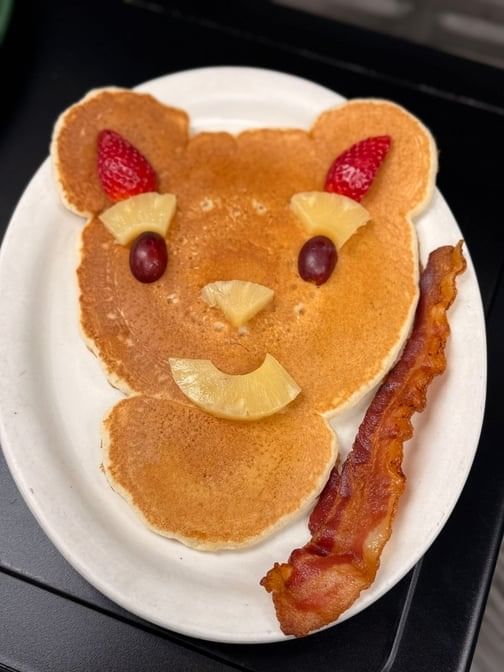 Golden Mickey Mouse Pancake
