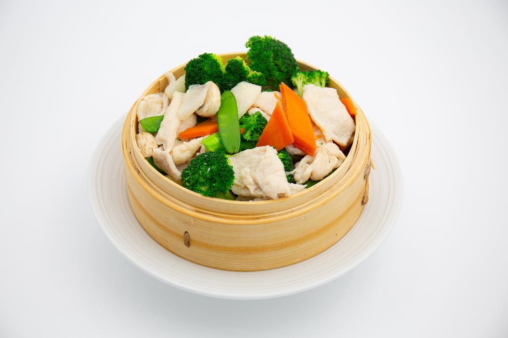 Steamed chicken Veggies