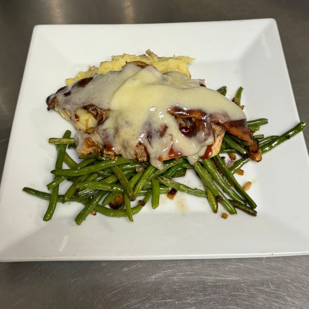 BBQ chicken stack