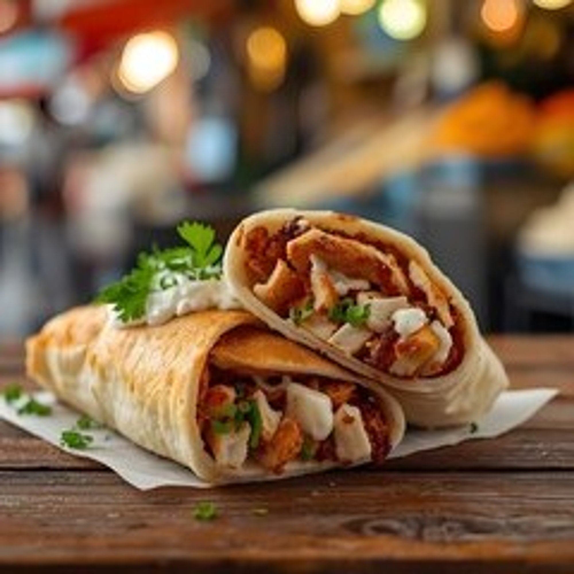 K1 Flavors Wrap Chicken