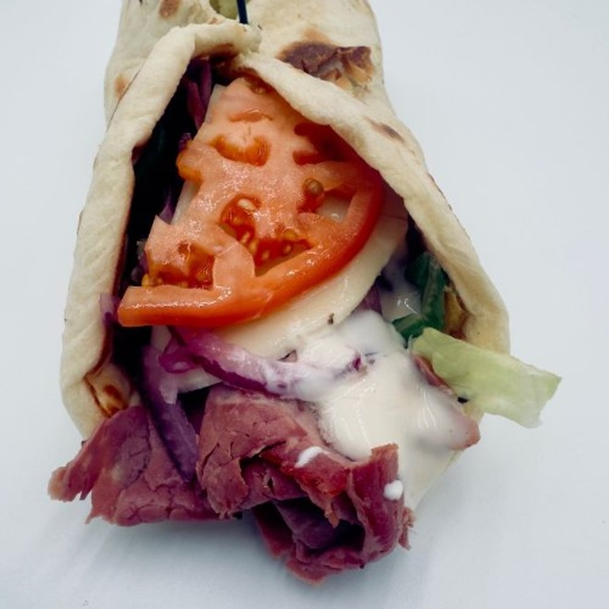 Smoked Corn Beef Brisket Pita