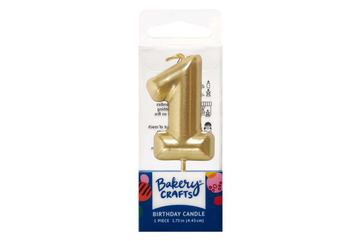 Gold Glitter Numeral