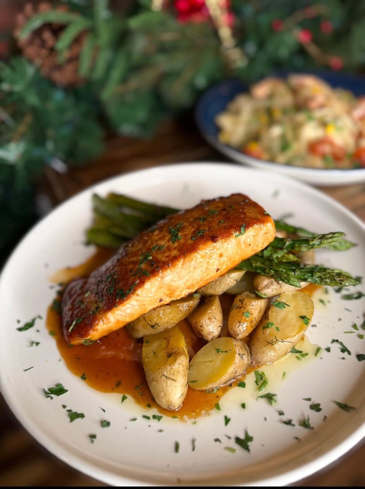 Maple Bourbon Salmon