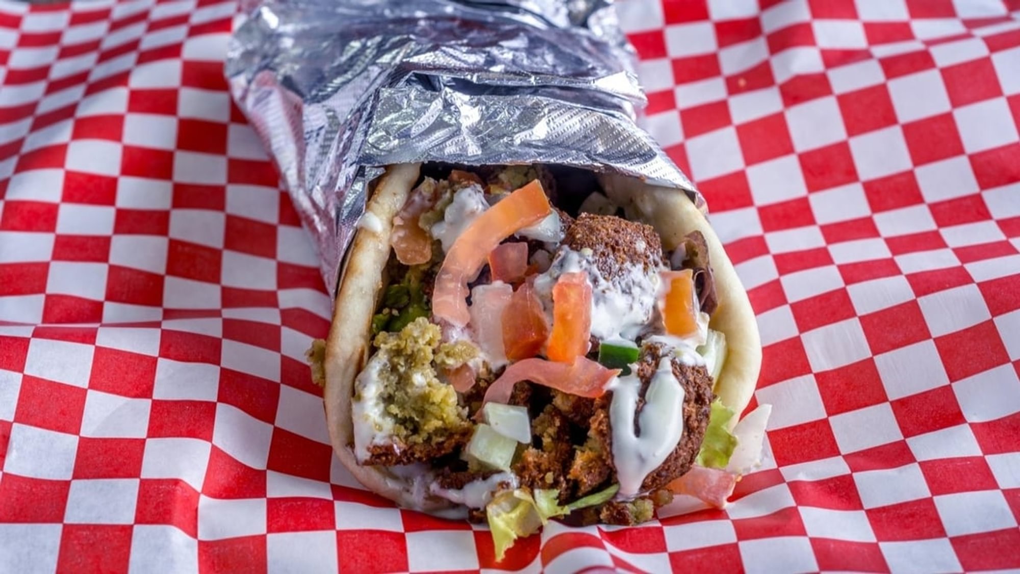 Falafel Pita Wrap