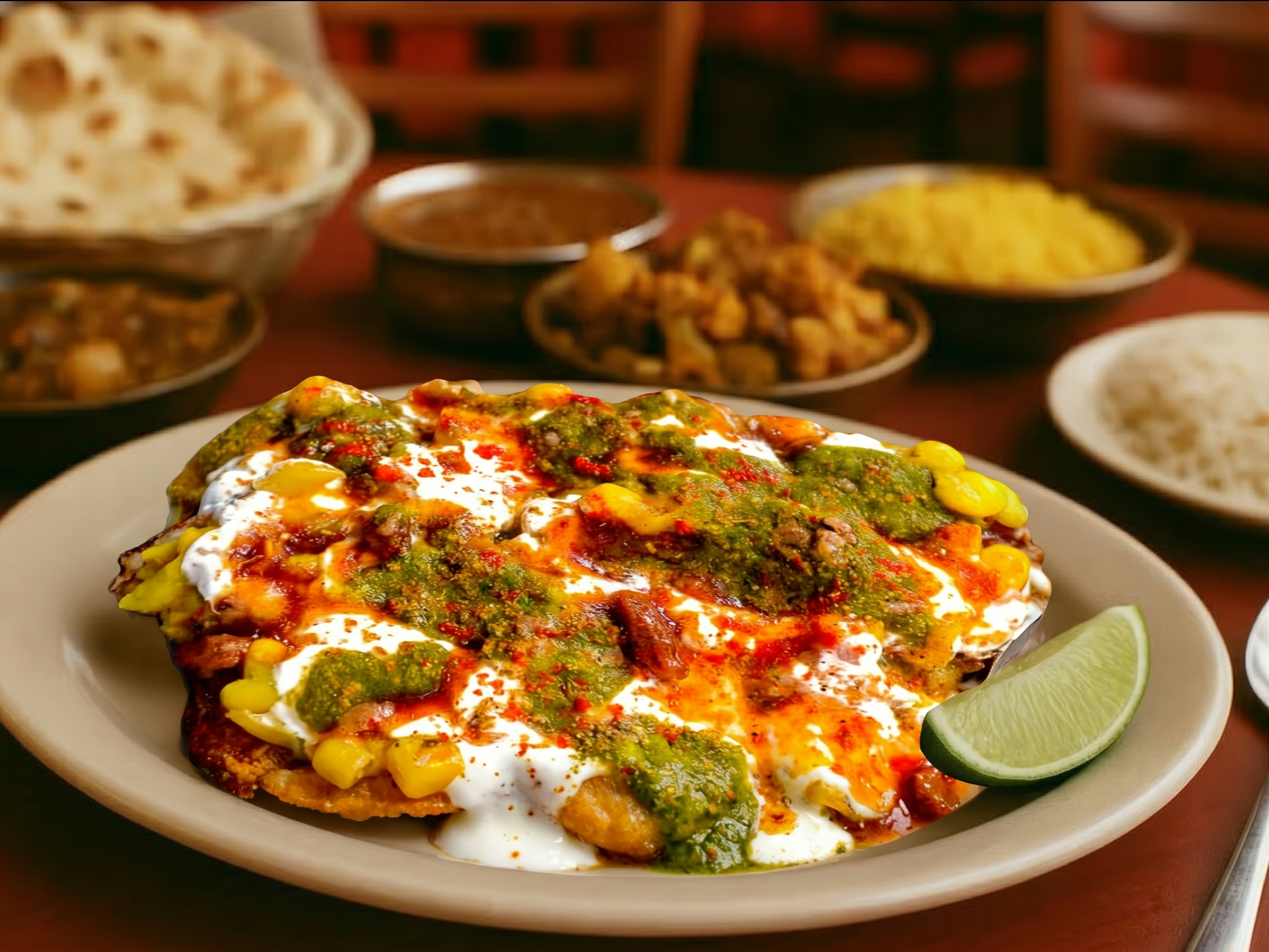 Aloo Tikki Chaat