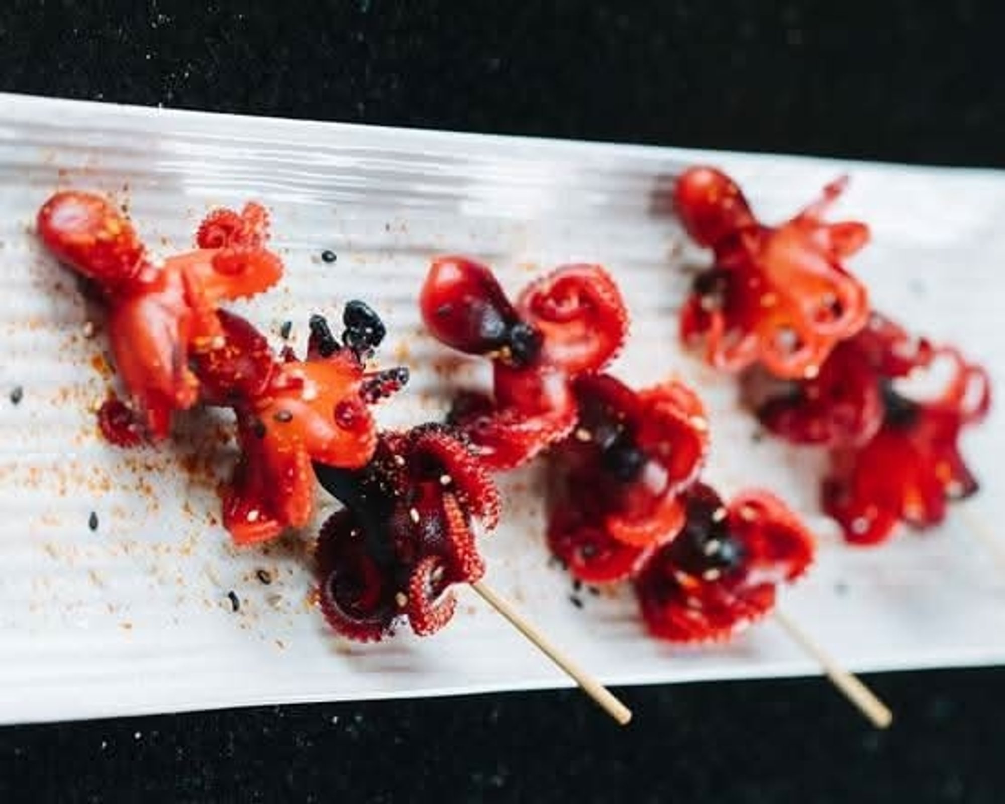 Baby Octopus Skewer