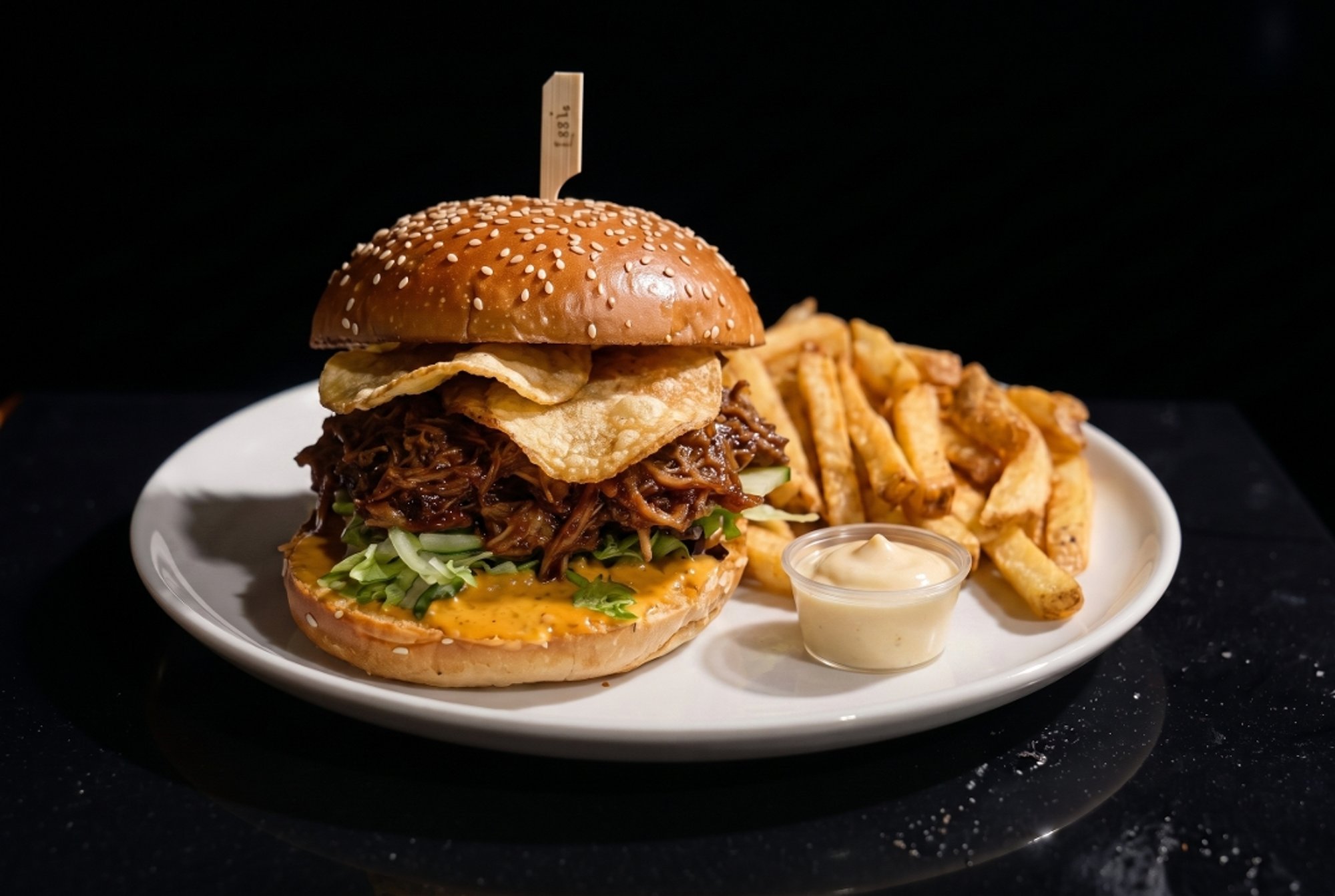 Knife and Fork Crunch Burger