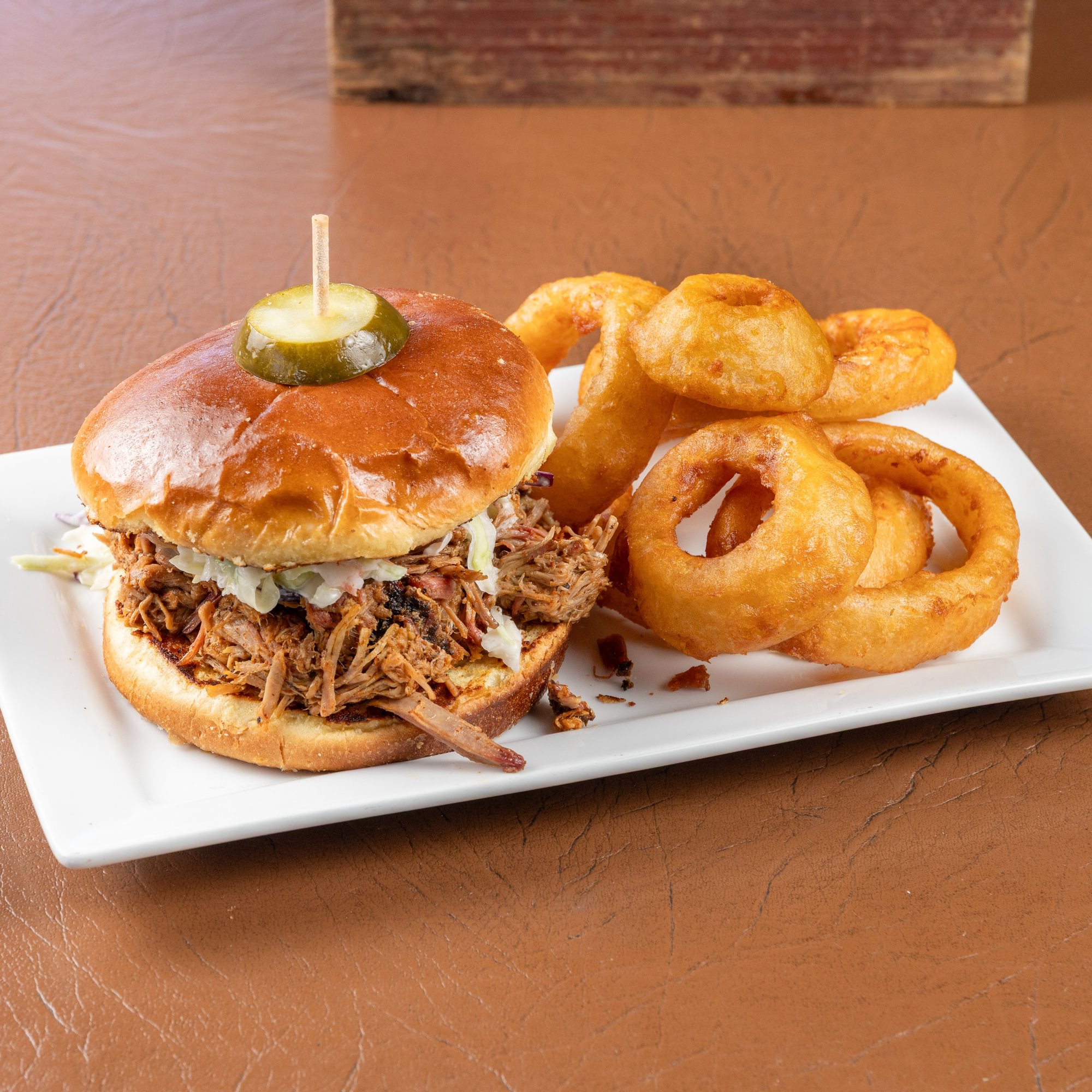 Smoked Pulled Pork Sandwich