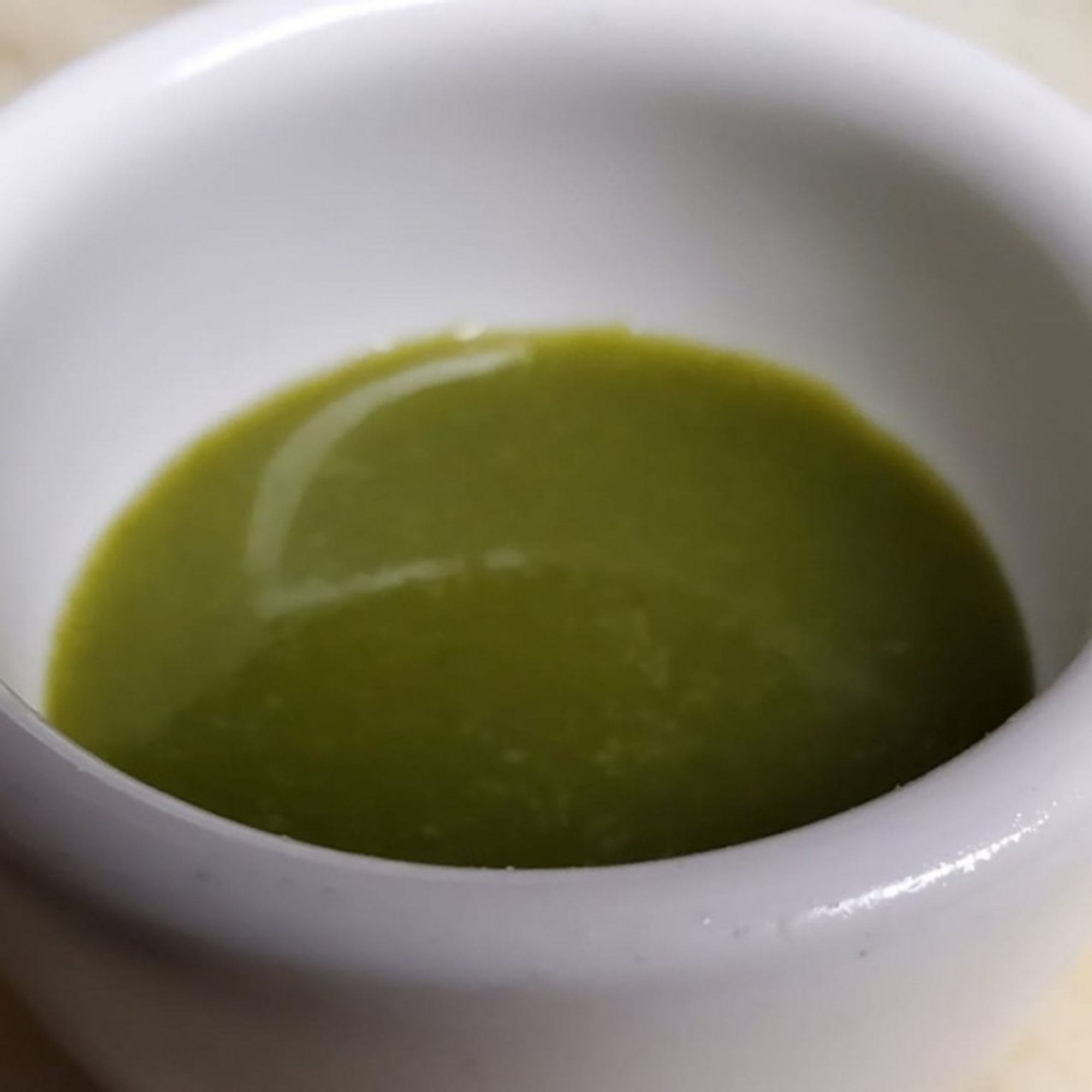 Side of cilantro chutney