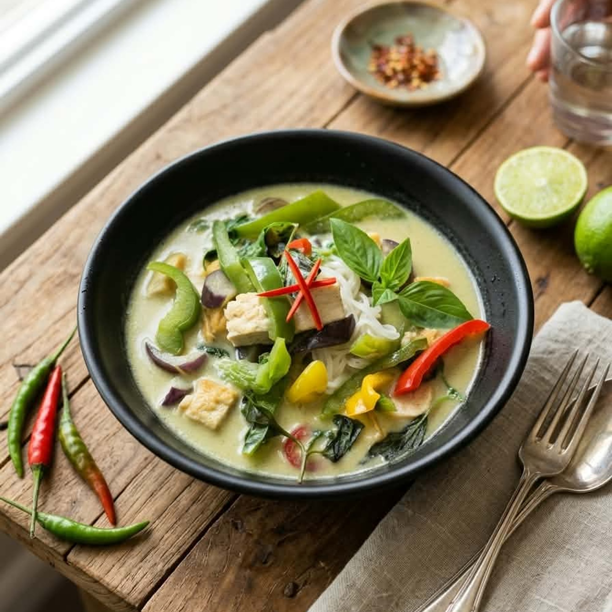 Green Curry Noodle Soup