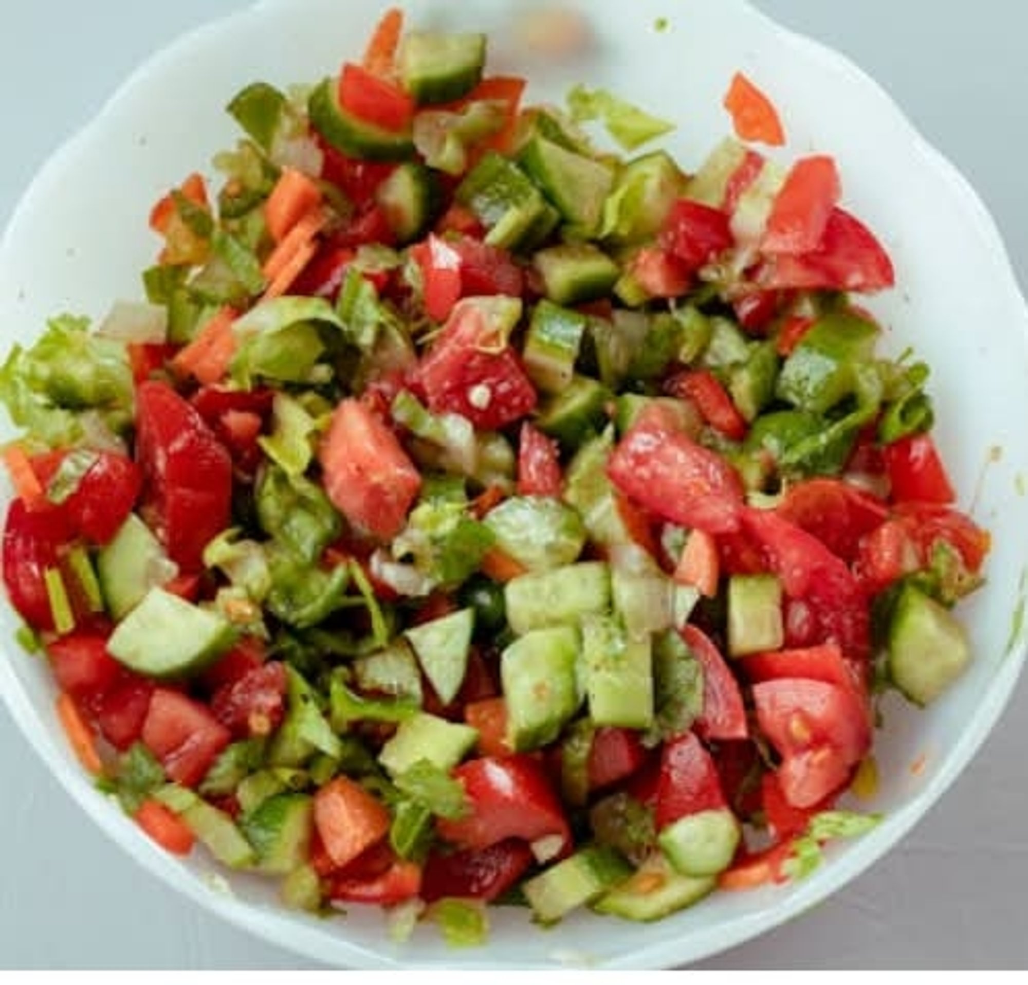 Spicy Kachumber Salad