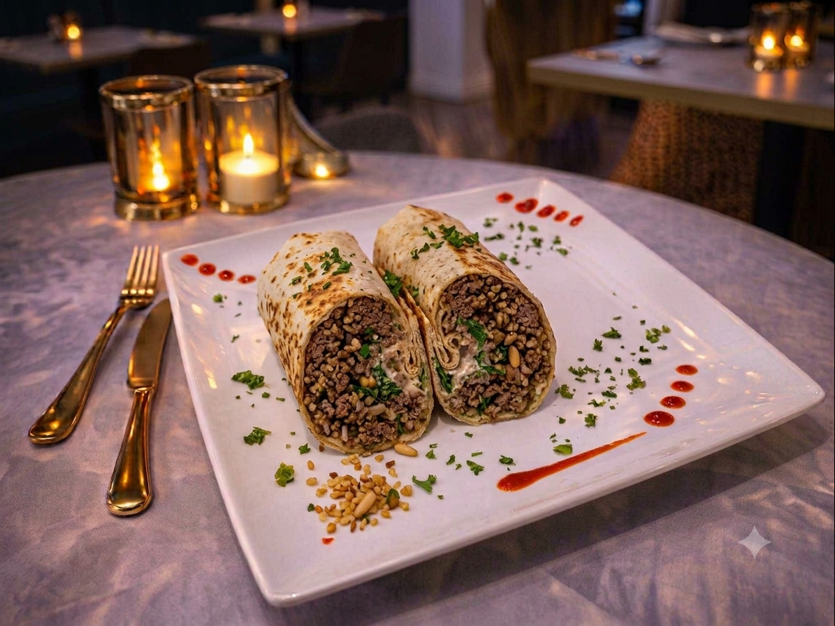 Kibbeh Wrap