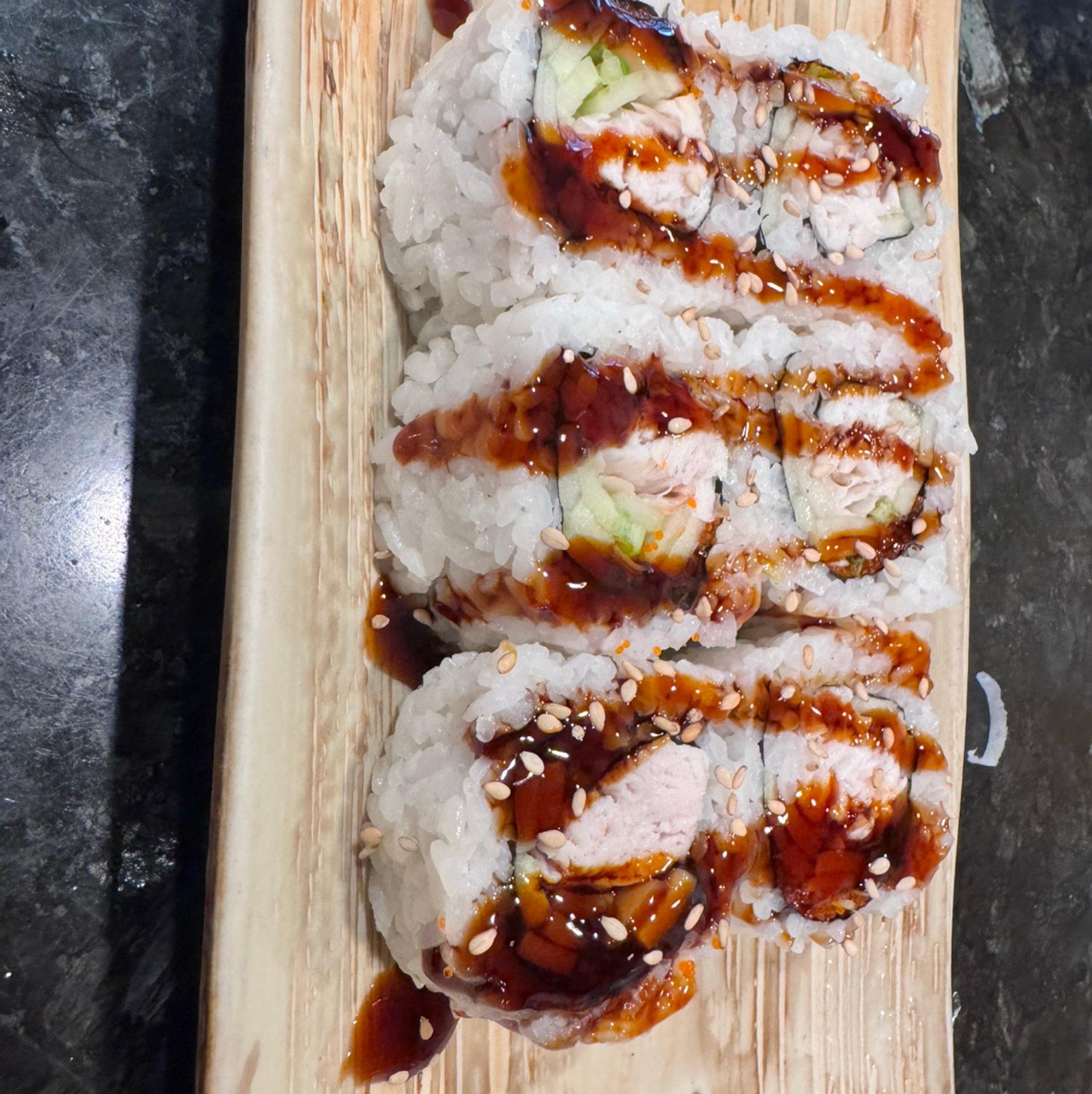 BBQ Yellowtail Roll
