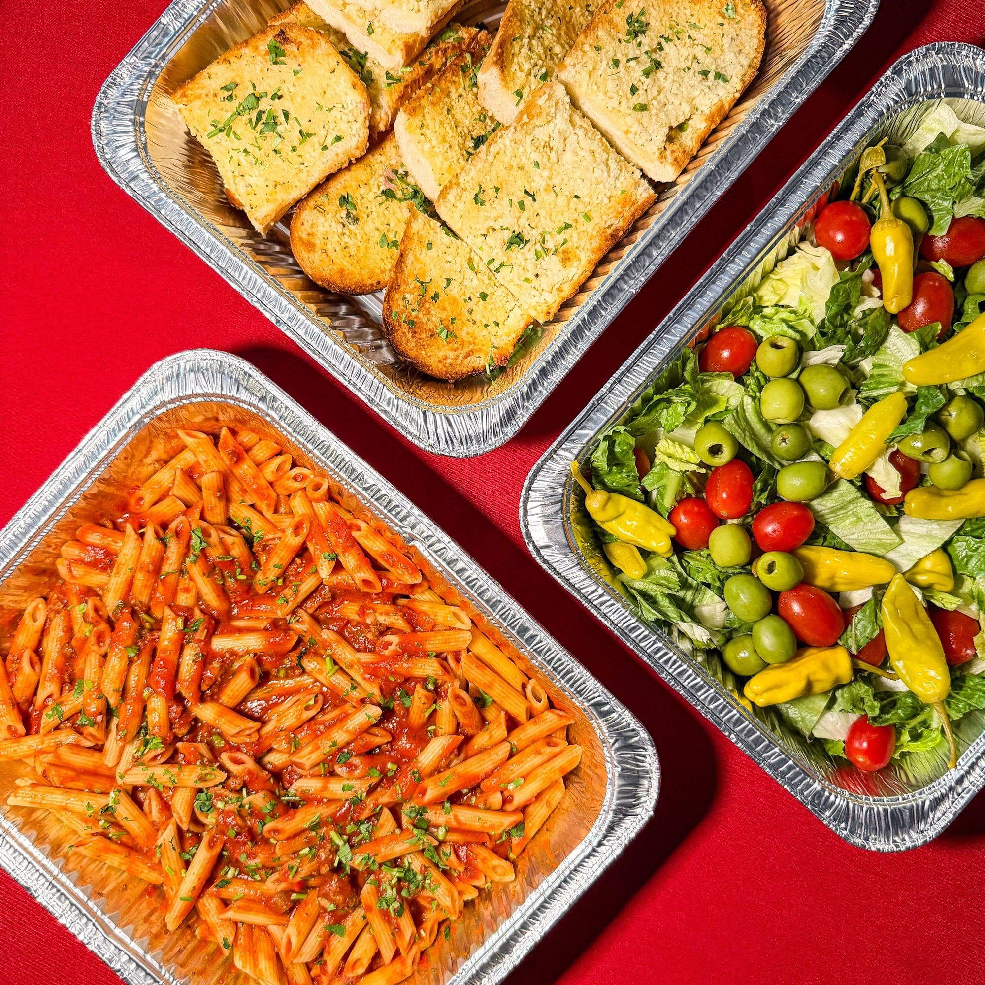 Half Tray Penne w/ Meat Sauce