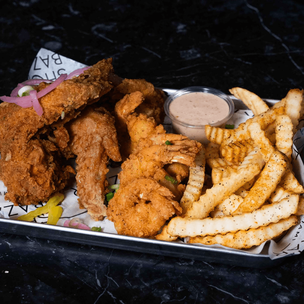 Fish and Shrimp Bucket combo