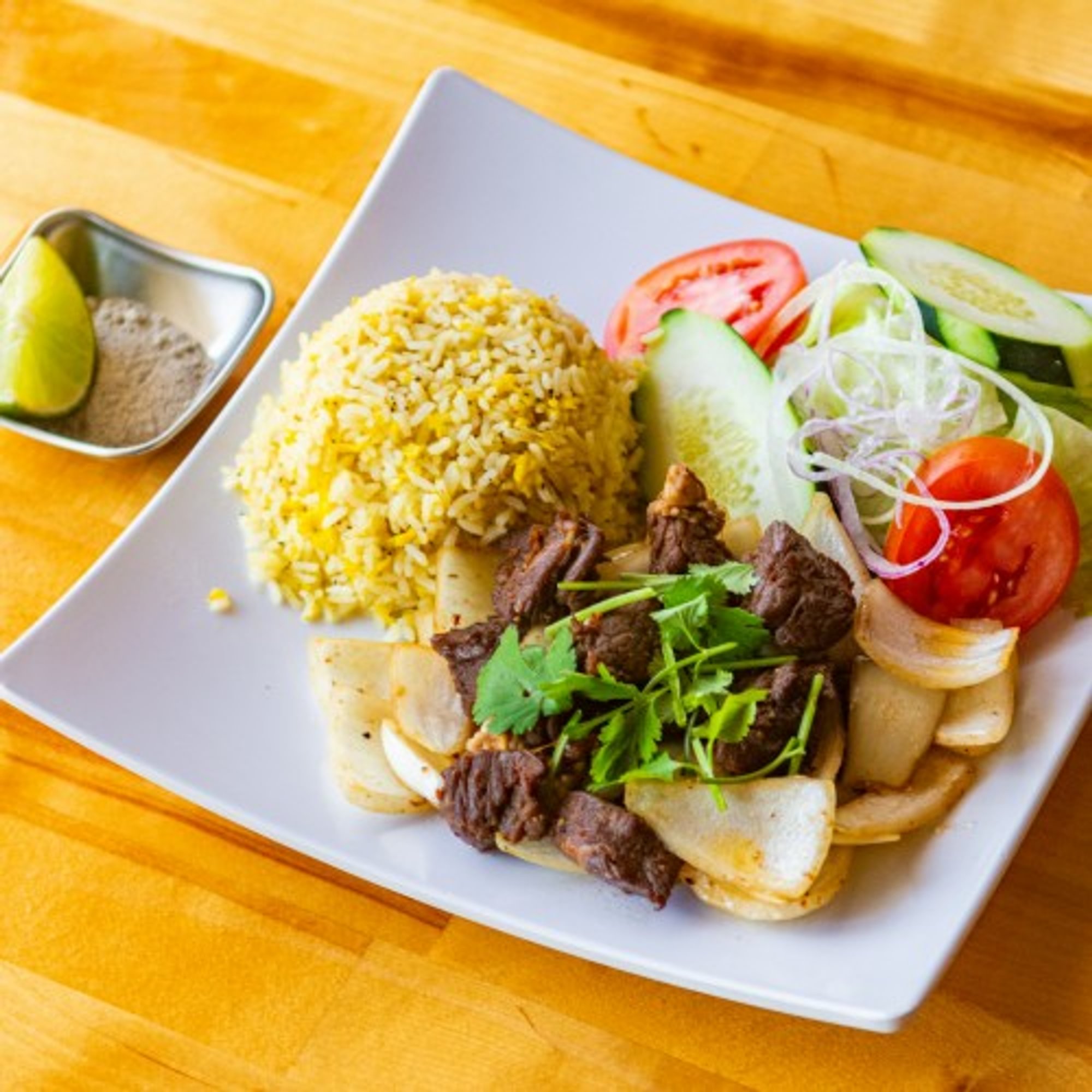 Vietnamese Shaking Beef Rice Dish | Cơm Bò Lúc Lắc