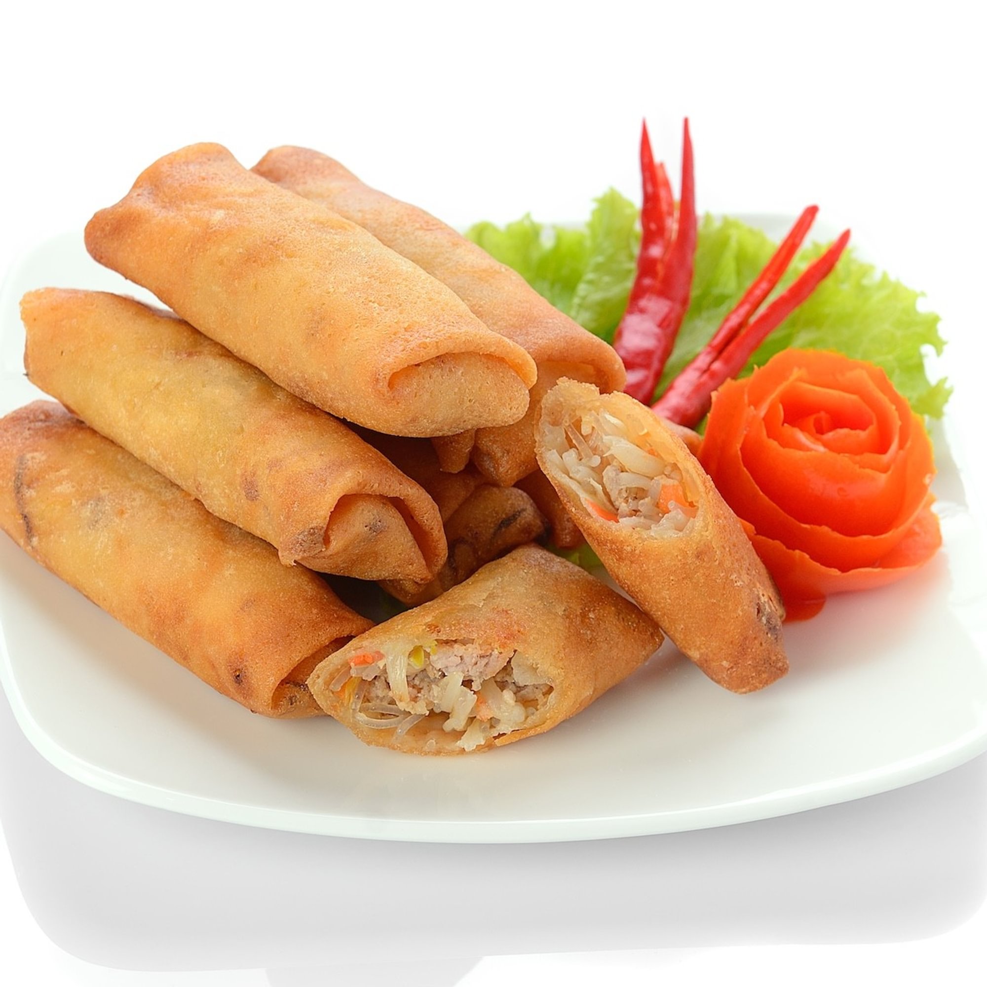 Vegetable Spring Roll (2 Pieces)