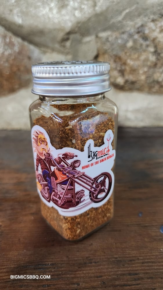 BIG MIC'S SEASONING SMALL BOTTLE IN RACK