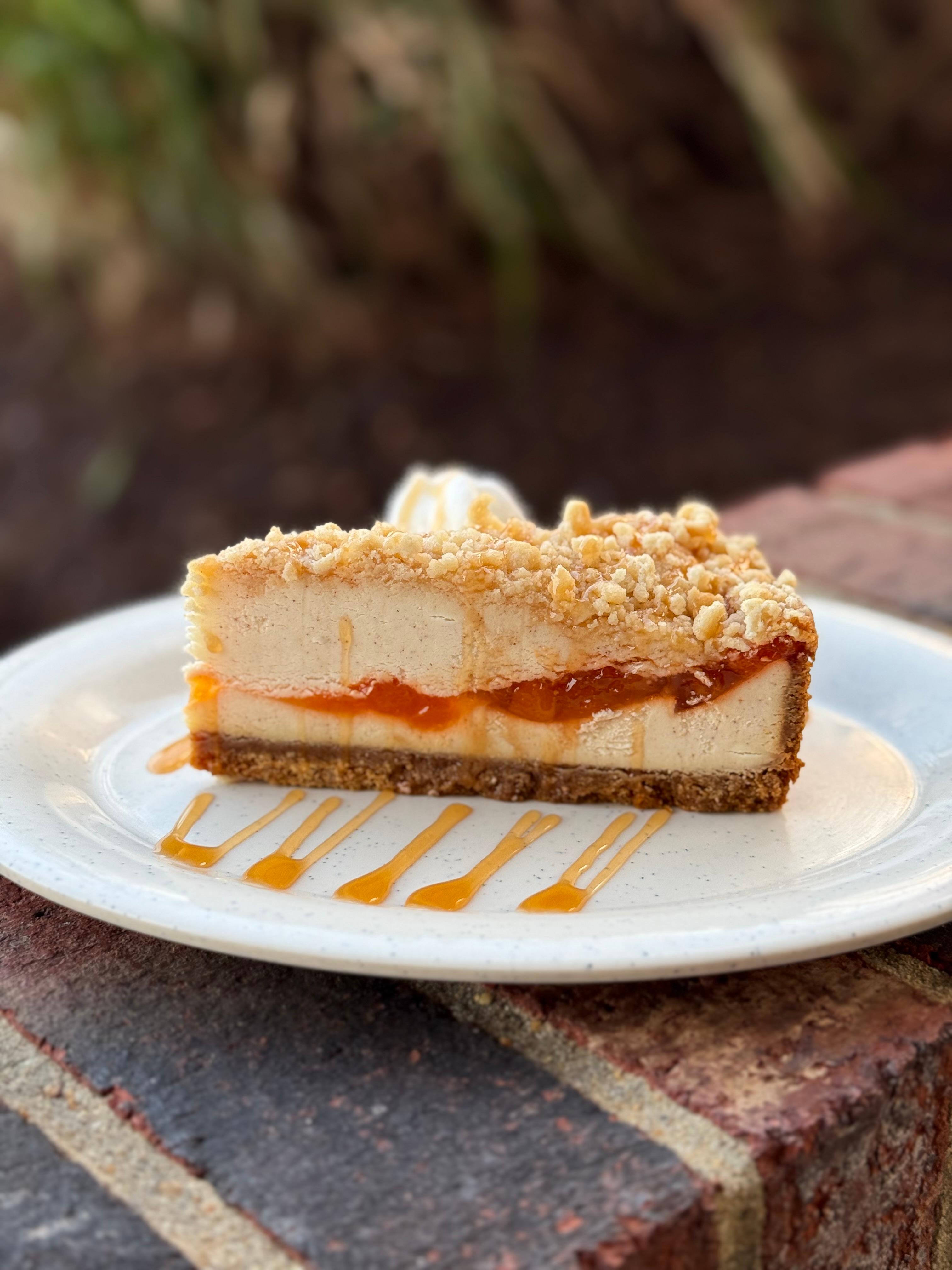 Hot Honey & Peach Cheesecake
