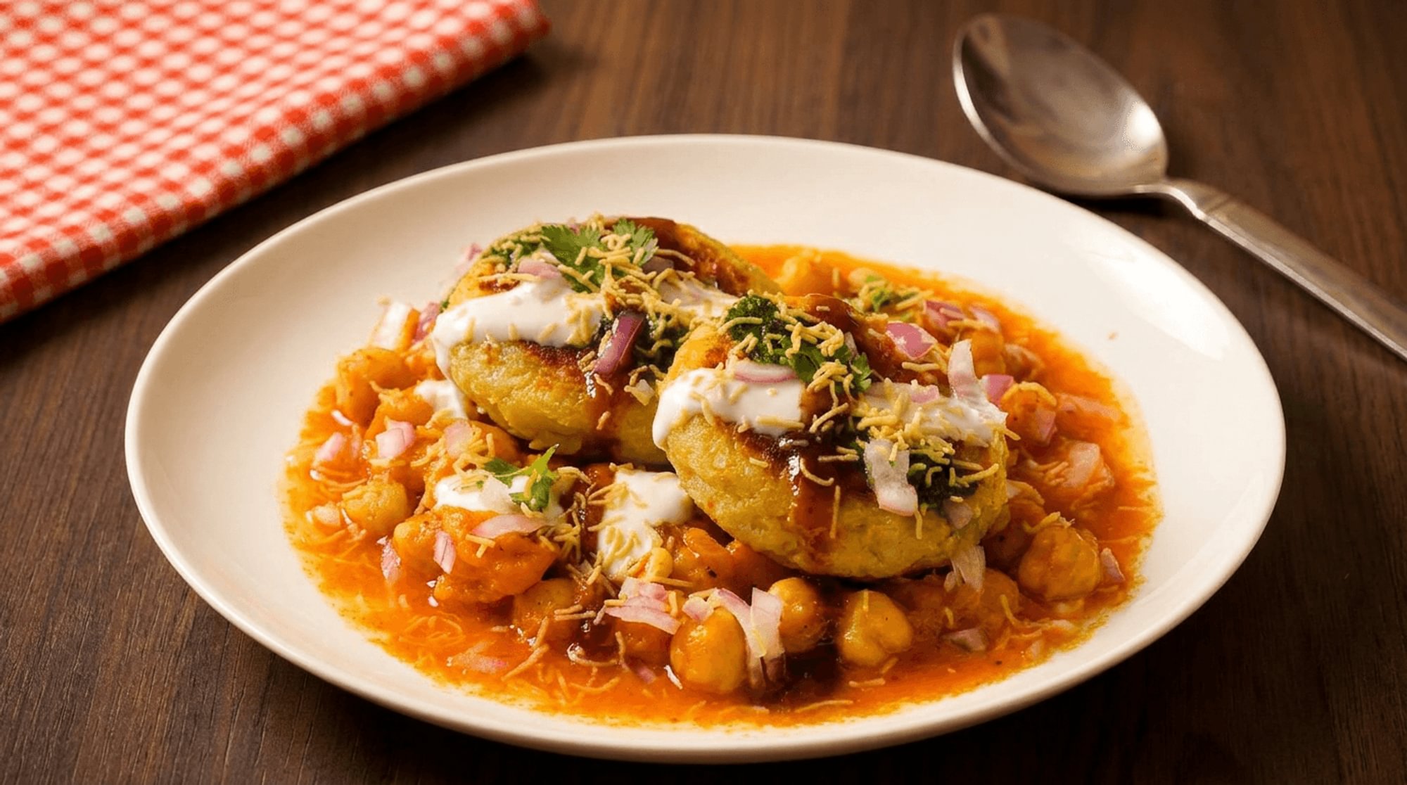 Aloo Tikki Chaat