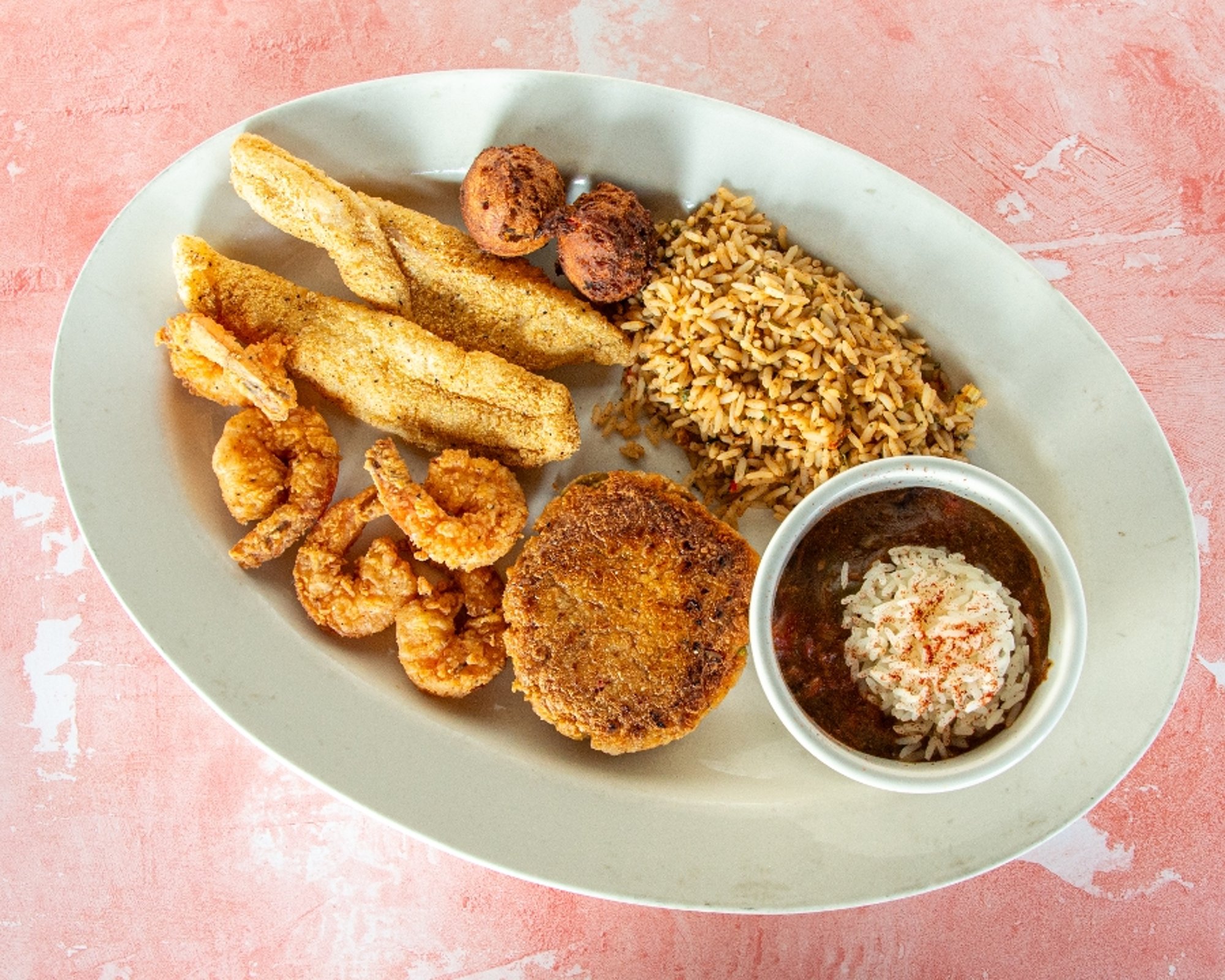 Fried Cajun Platter