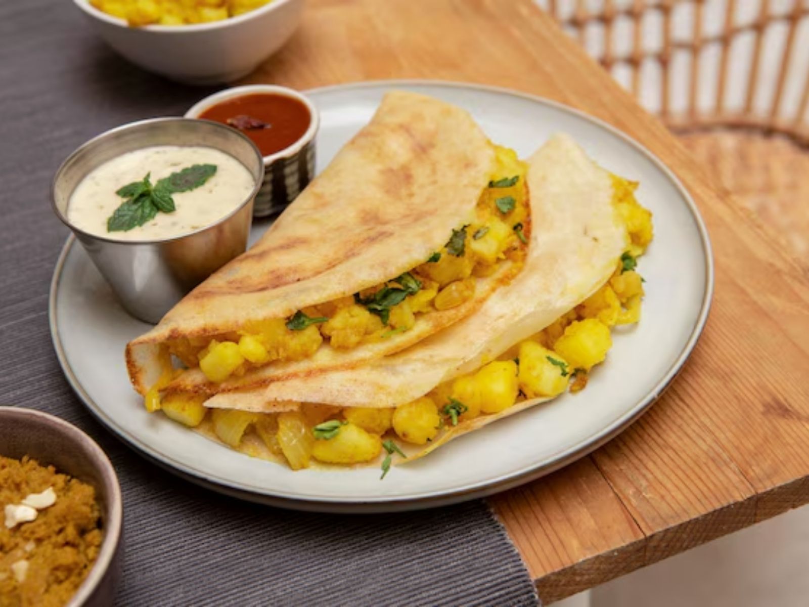 Ghee Roast Masala Dosa