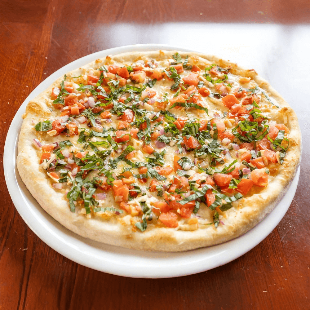 Basil & Tomato Pizza