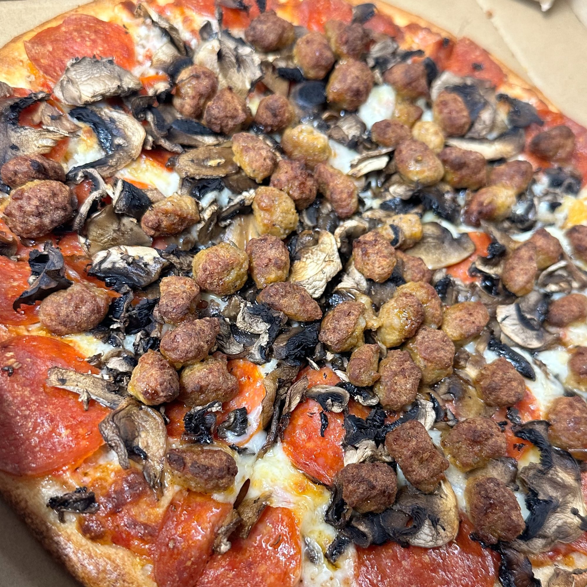 Pepperoni, Mushroom & Sausage