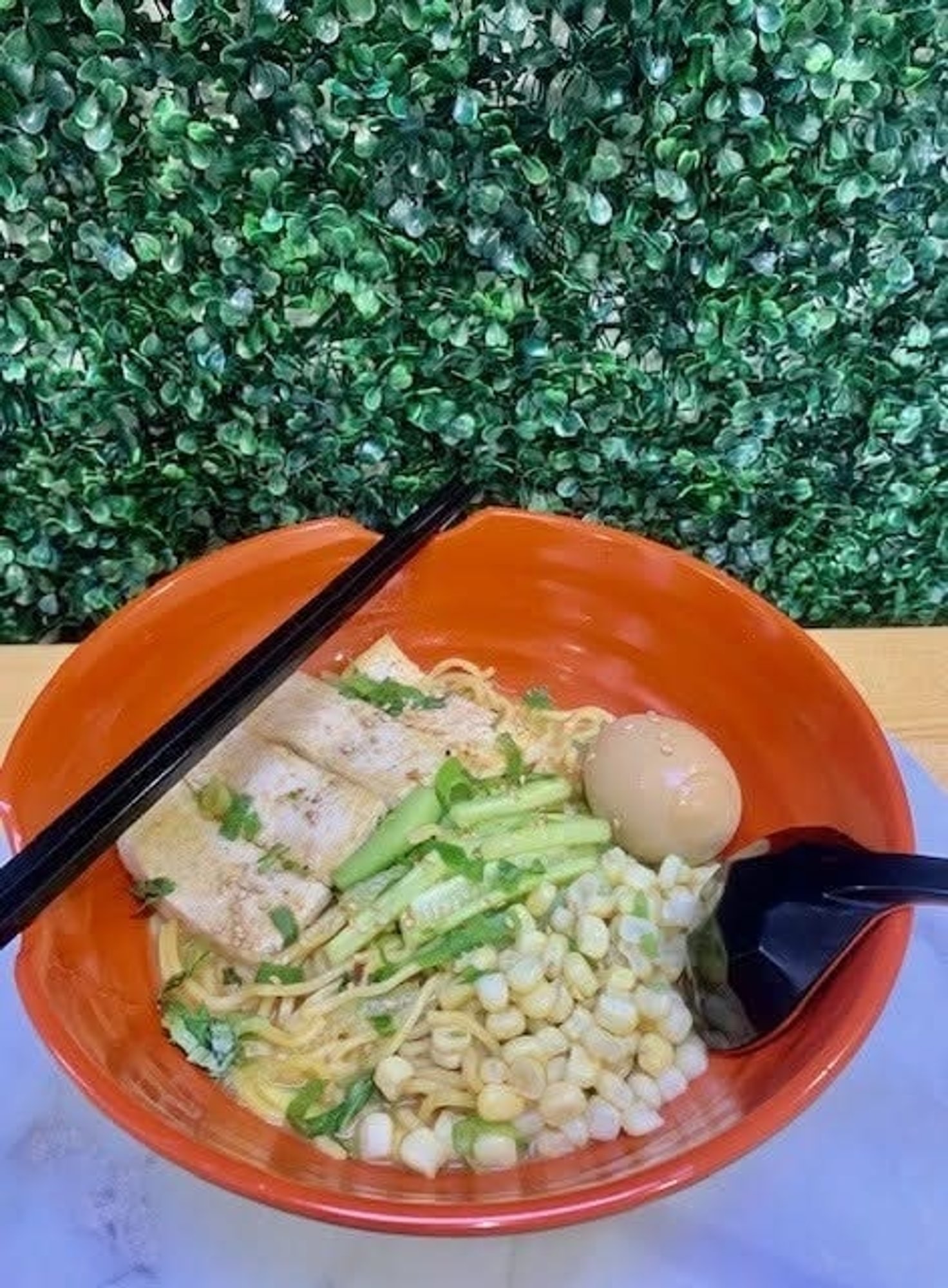 Plain Ramen Noodle & Vegan Miso Soup