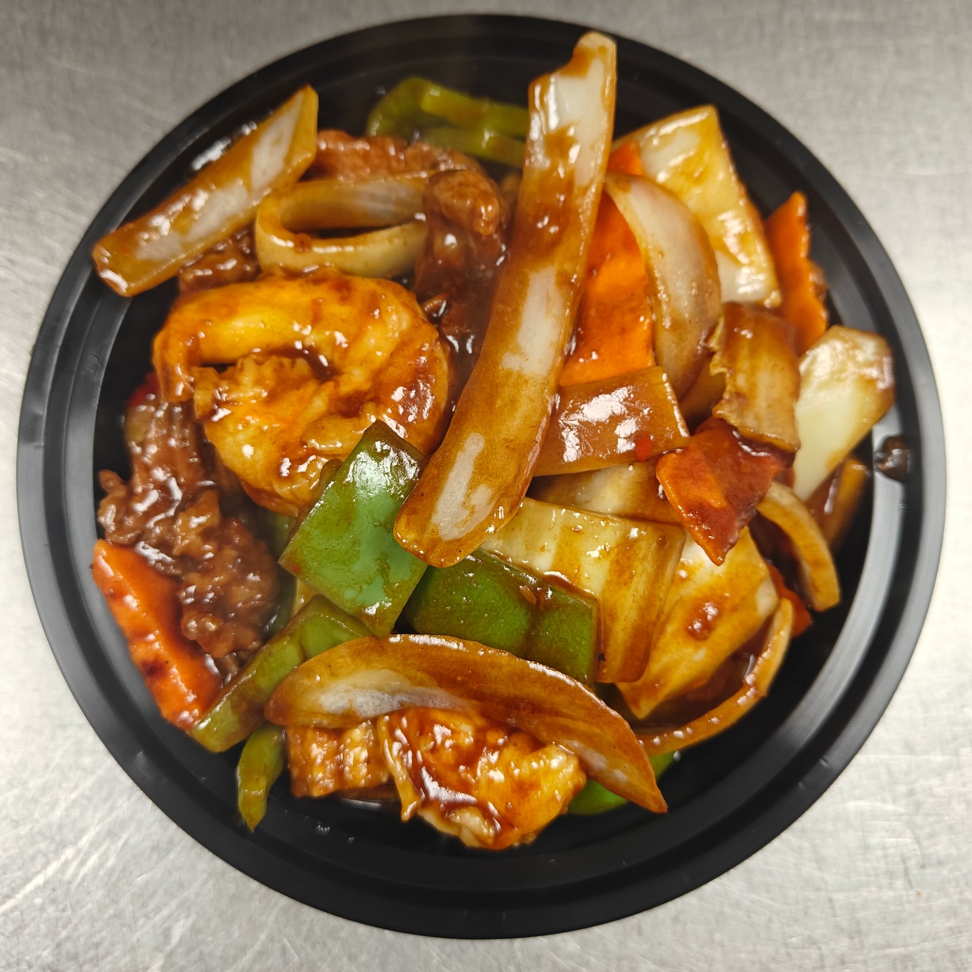Sha Cha Shrimp and Beef