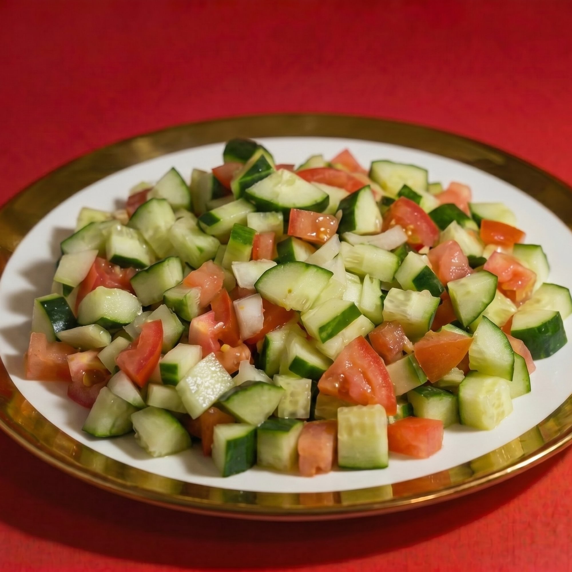 Diced Green Salad