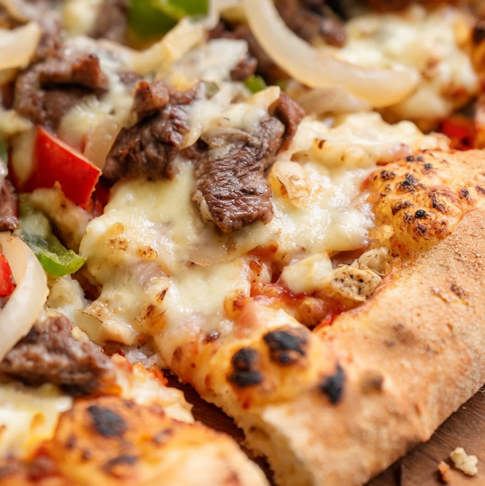 Philly Cheese Steak Pizza