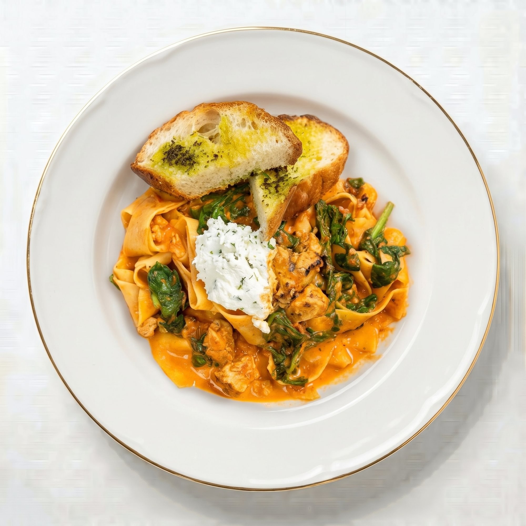 Chicken Spanaki