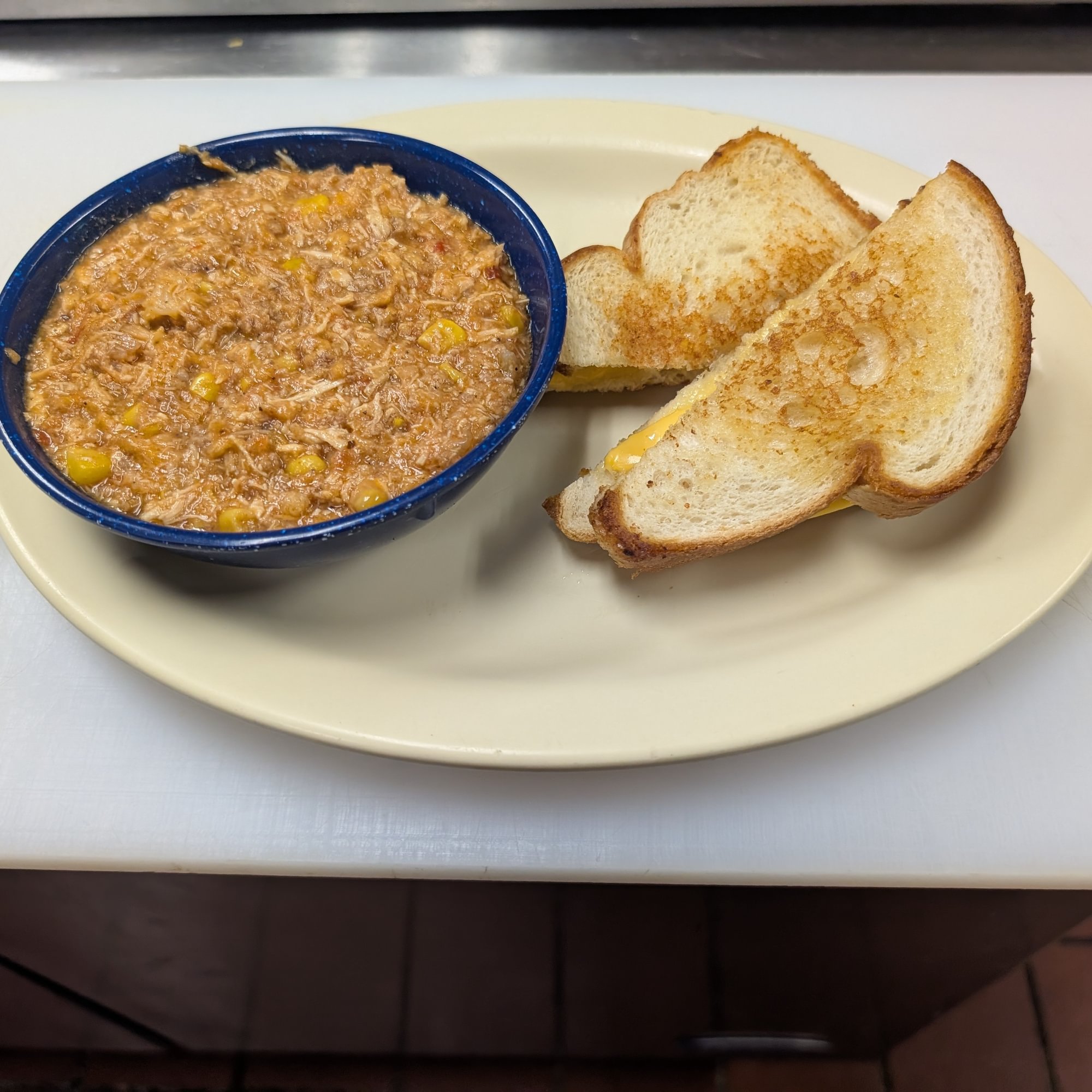 12oz. Bowl of Stew & a Grilled Cheese Sandwich